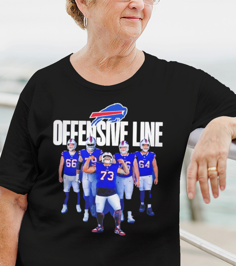 Buffalo Bills Offensive Line Love For The Big Team Spirit T-Shirt