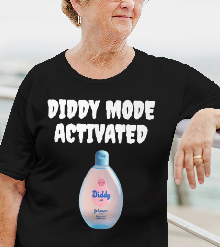 Diddy Mode Activated Johnson's Baby Oil Edition T-Shirt