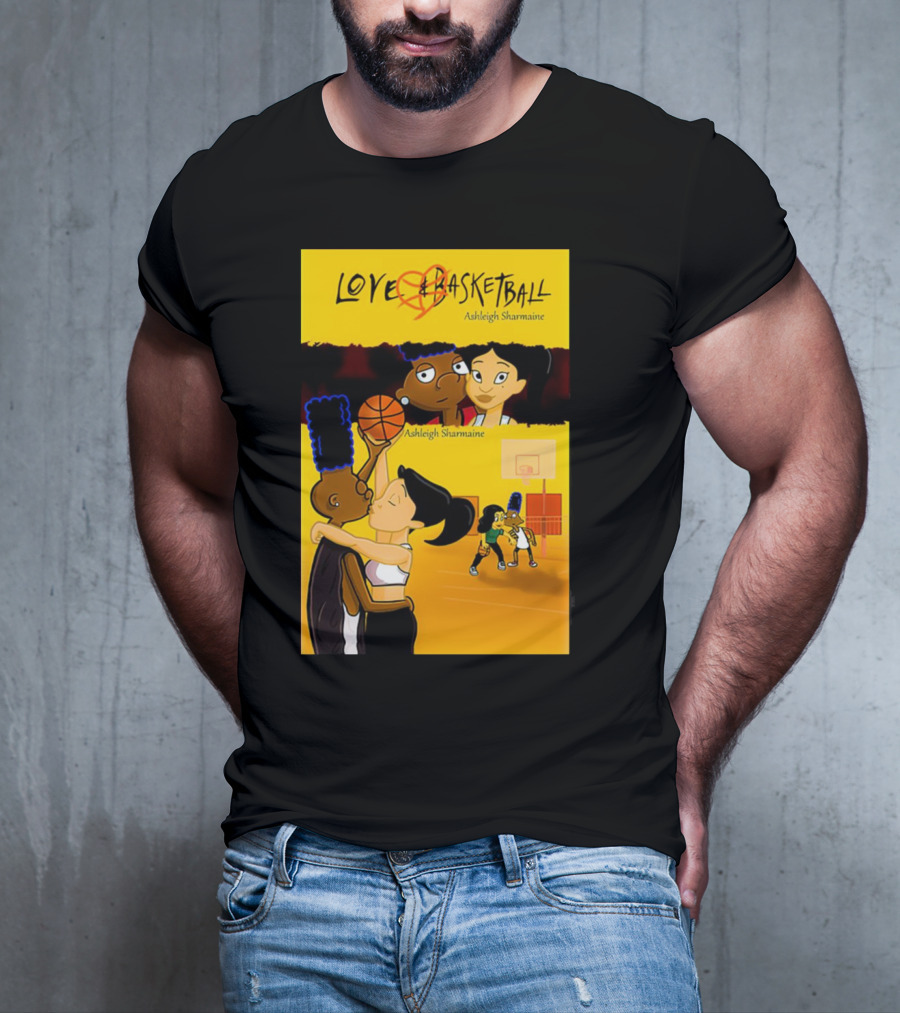 Love And Basketball Ashleigh Sharmaine Animated Romance Sports T-Shirt