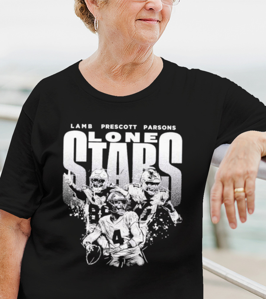 Lamb Prescott Parsons Lone Stars Dallas Cowboys T-Shirt