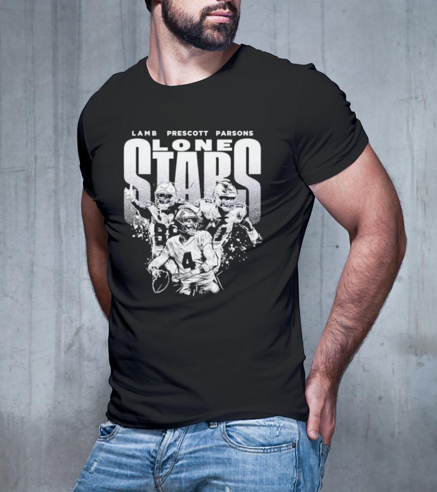 Lamb Prescott Parsons Lone Stars Dallas Cowboys T-Shirt