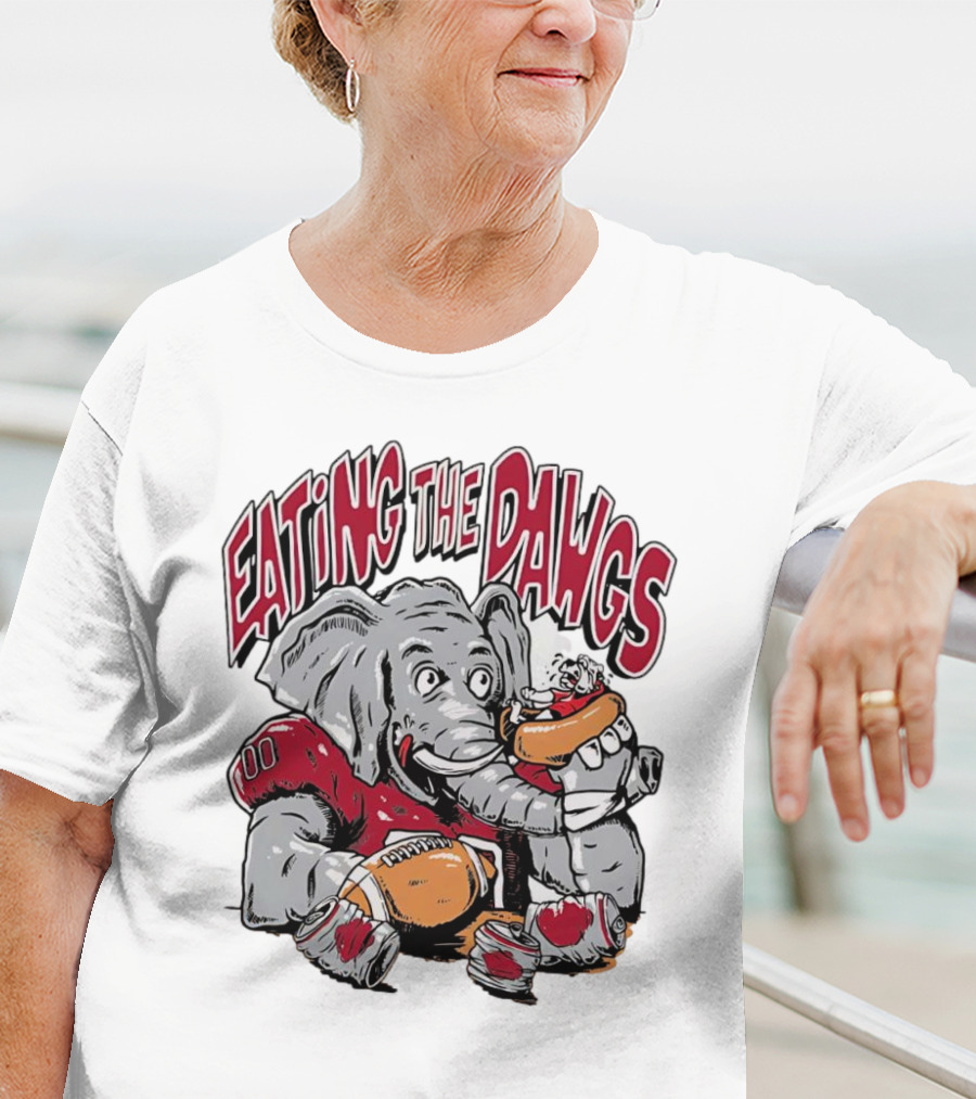 Alabama Crimson Tide Eating The Dawgs Defeat Georgia Bulldogs T-Shirt