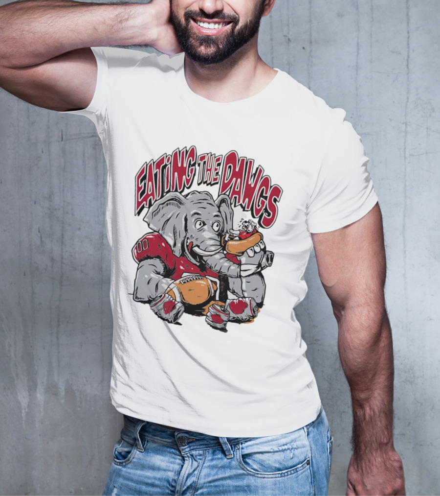 Alabama Crimson Tide Eating The Dawgs Defeat Georgia Bulldogs T-Shirt