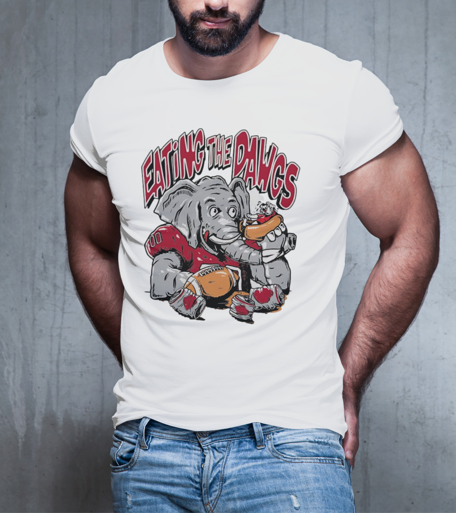 Alabama Crimson Tide Eating The Dawgs Defeat Georgia Bulldogs T-Shirt