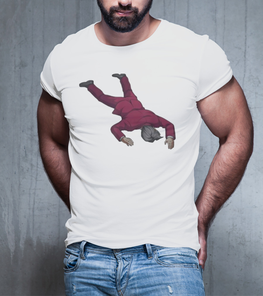 Ace Attorney Investigations Collection Miles Edgeworth Faceplant Pose T-Shirt