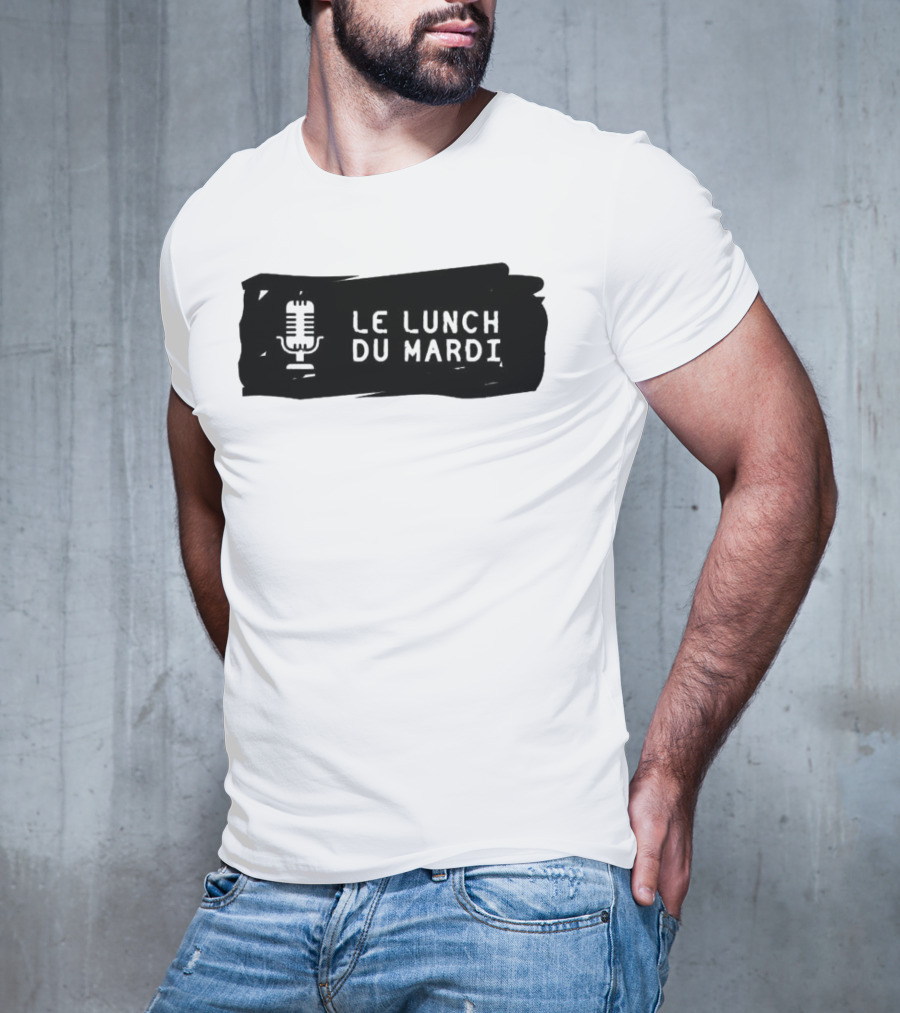 Le Lunch Du Mardi Podcast MLS Microphone T-Shirt