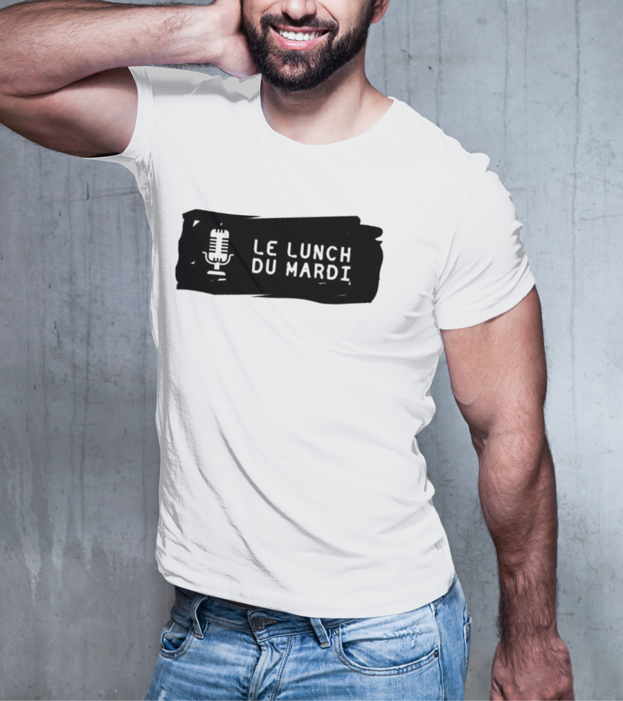 Le Lunch Du Mardi Podcast MLS Microphone T-Shirt