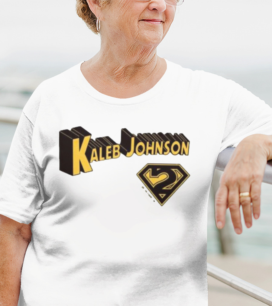 Kaleb Johnson Superman Style Logo Retro T-Shirt