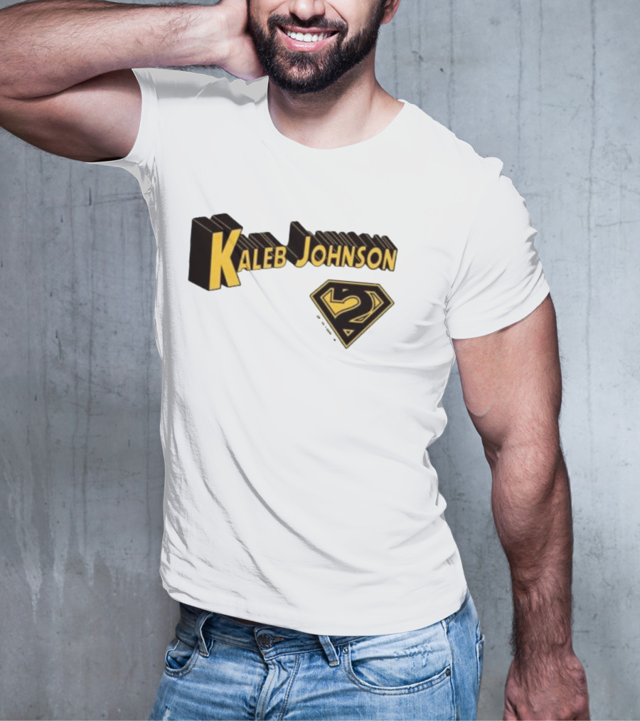 Kaleb Johnson Superman Style Logo Retro T-Shirt