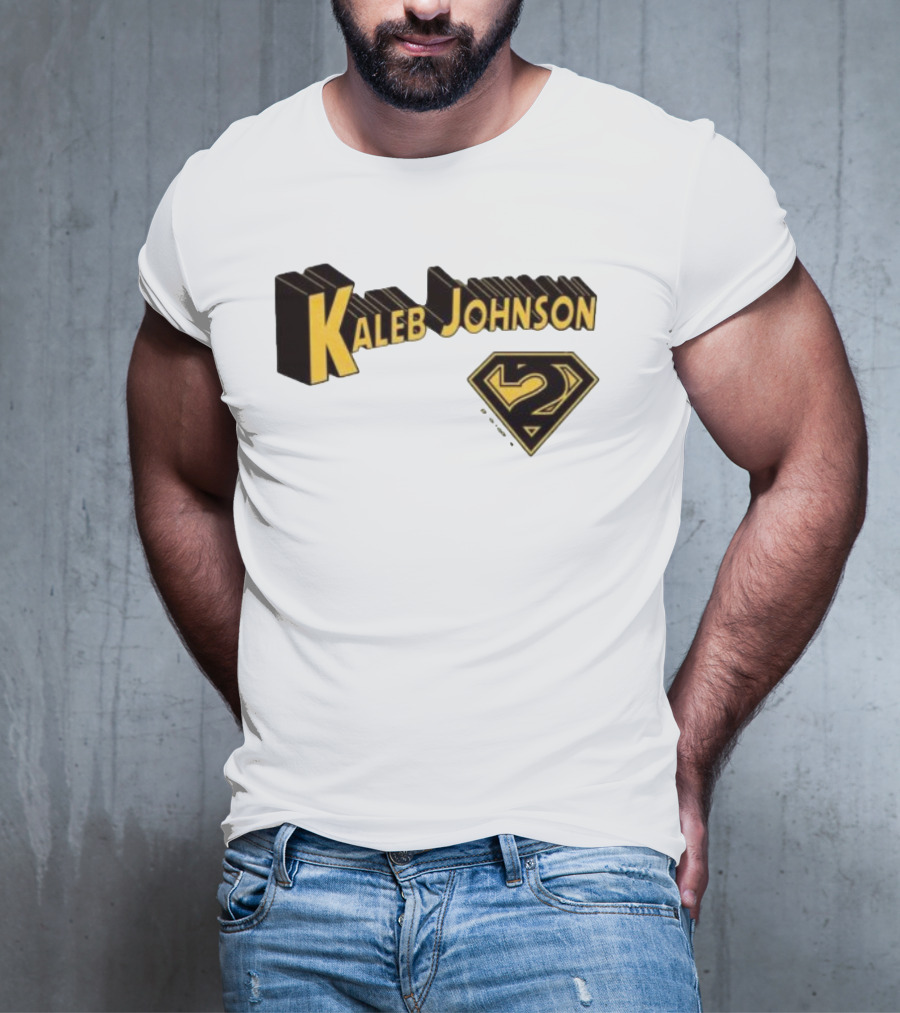 Kaleb Johnson Superman Style Logo Retro T-Shirt