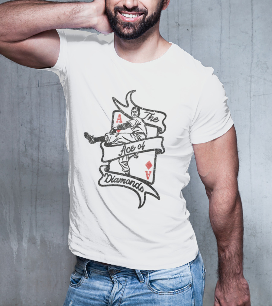 The Ace Of Diamonds A Tribute To Baseball Legends T-Shirt
