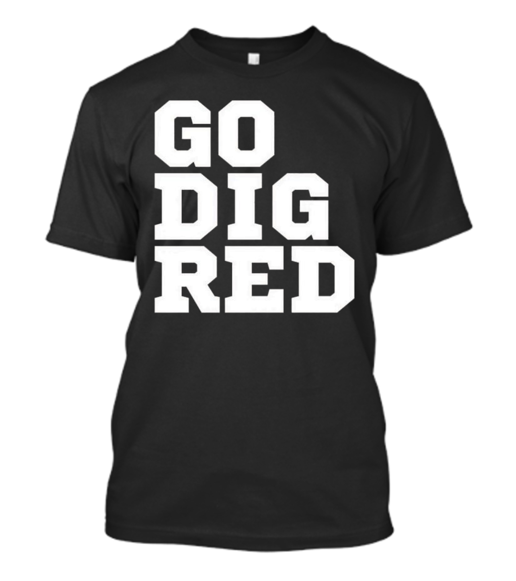 Go Dig Red Volleyball Nebraska Huskers Fan Spirit T-Shirt