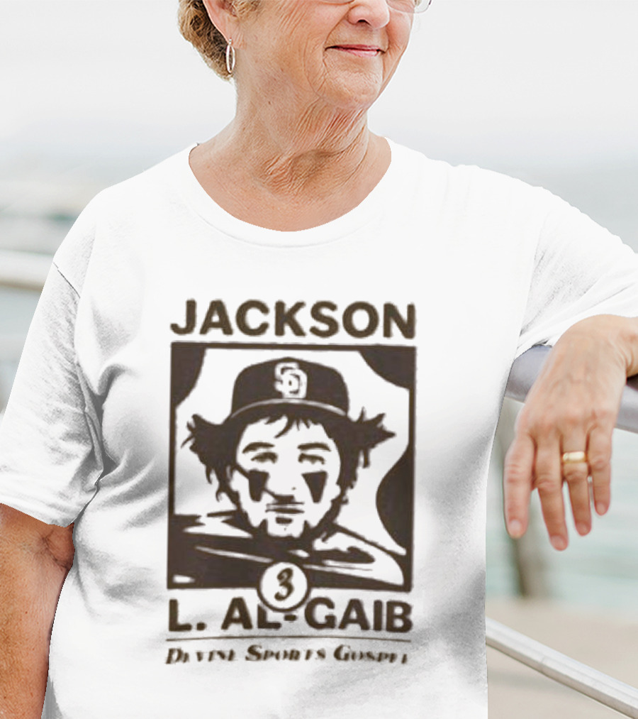 Devine Sports Gospel Jackson L Al-Gaib San Diego Padres 3 T-Shirt