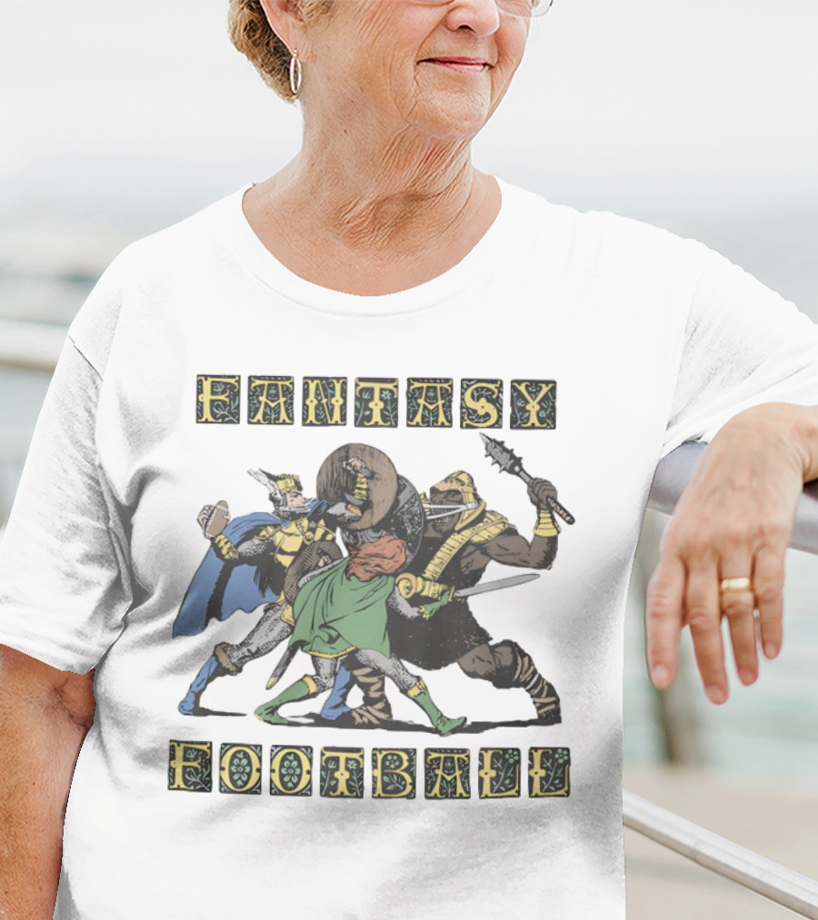Fantasy Football Adventurous Warrior Battle T-Shirt