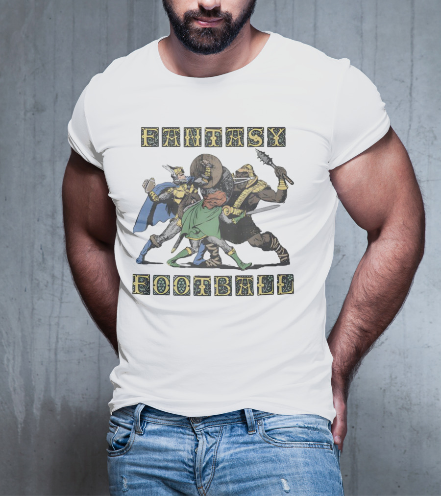 Fantasy Football Adventurous Warrior Battle T-Shirt