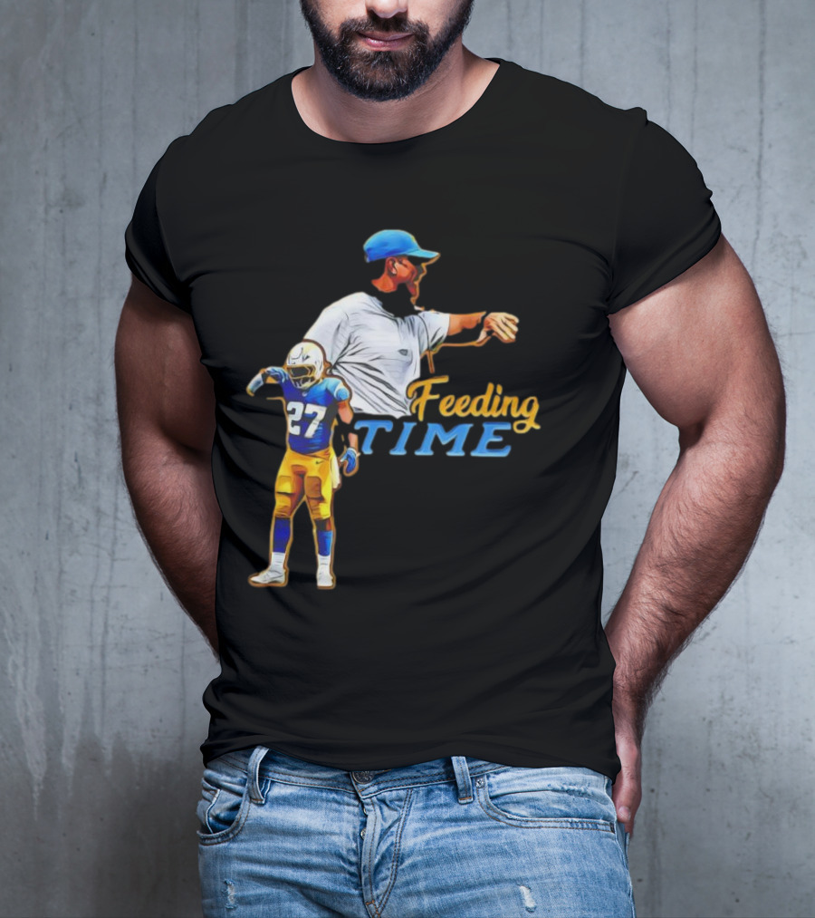 Feeding Time 27 Football Player T-Shirt