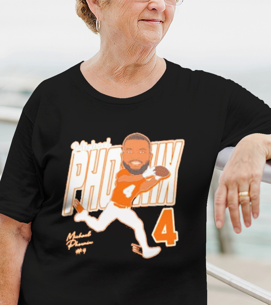 Michael Phoenix #4 Sam Houston Bearkats Signature Player Cartoon T-Shirt