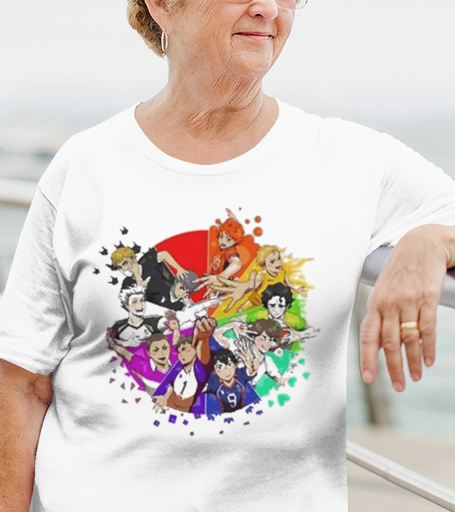 Haikyuu Happy Birthday To The Miya Twins Volleyball Team T-Shirt