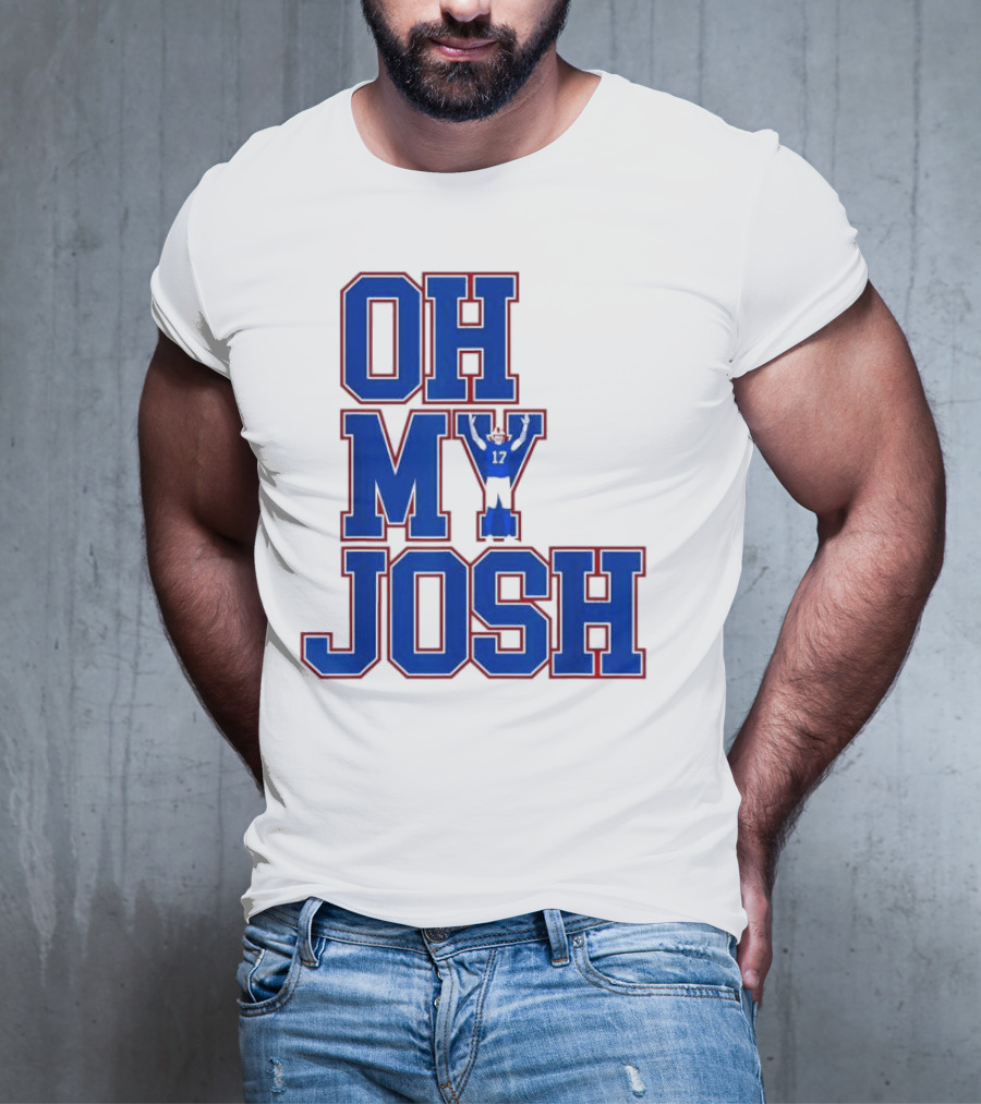 Oh My Josh Buffalo Bills Josh Allen Number 17 Football Player T-Shirt
