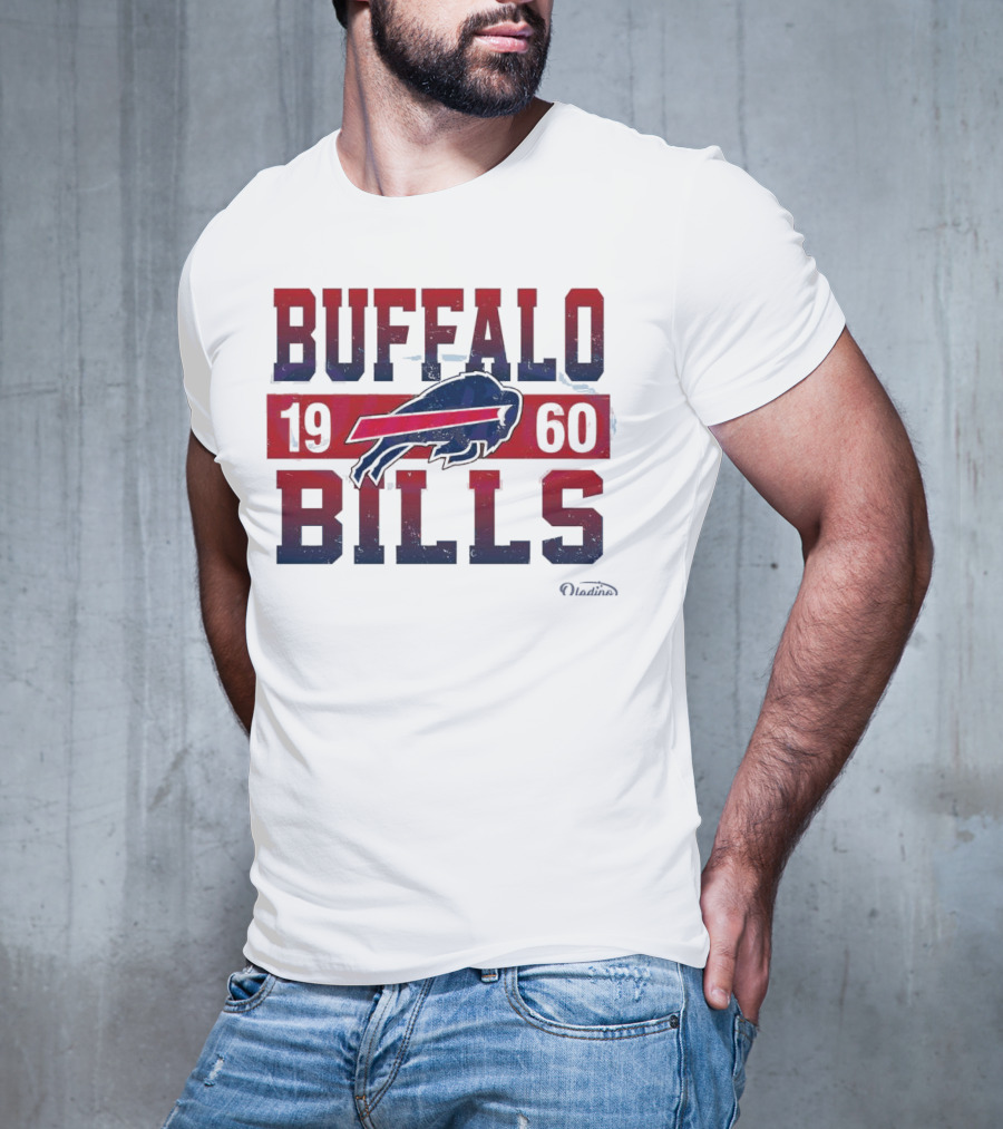 Buffalo Bills 1960 Retro Vintage Football Logo New Era T-Shirt