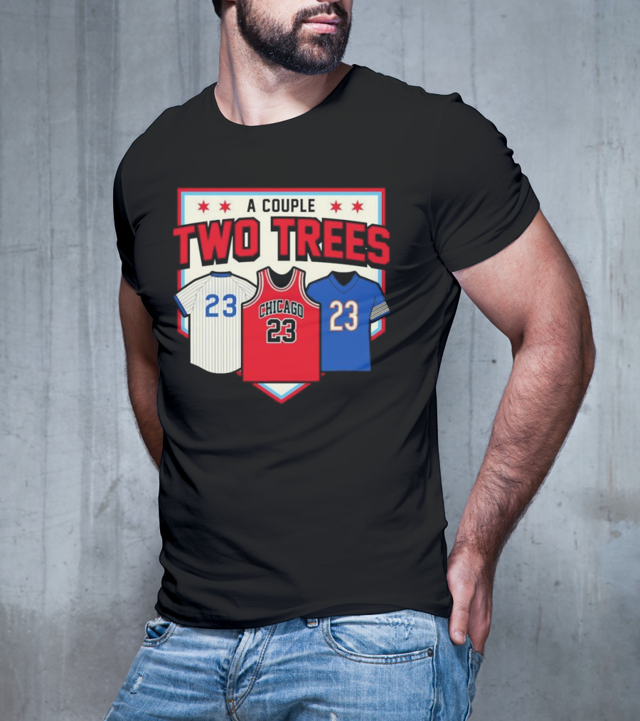 A Couple Two Trees Chicago 23 Sports Jerseys T-Shirt