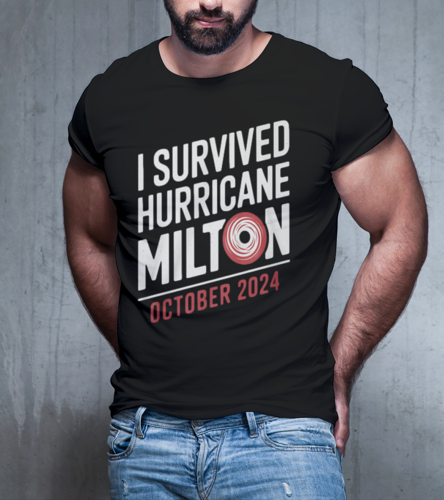 I Survived Hurricane Milton October T-Shirt