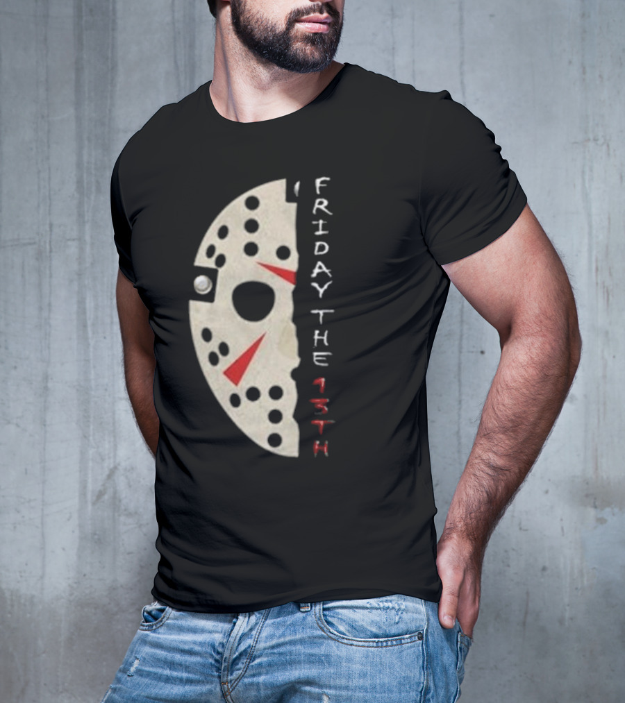 Jason Voorhees Mask Friday The 13th Vintage T-Shirt