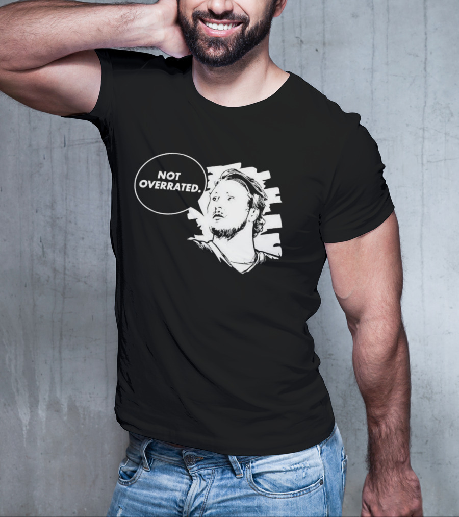 Buffalo Bills Josh Allen Not Overrated Speech Bubble T-Shirt