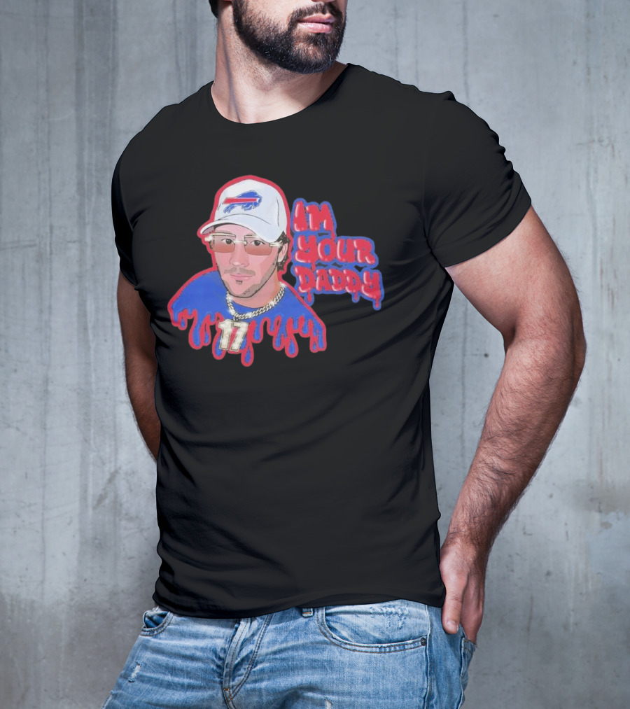 Josh Allen Buffalo Bills I’m Your Daddy JA17 Iconic Sports Look T-Shirt
