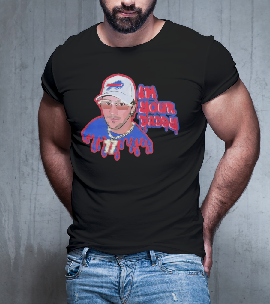 Josh Allen Buffalo Bills I’m Your Daddy JA17 Iconic Sports Look T-Shirt