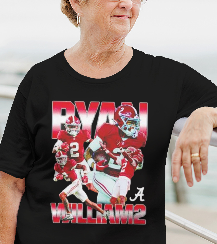Ryan Williams Alabama Crimson Tide Football Collage T-Shirt