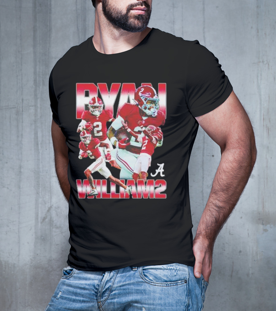 Ryan Williams Alabama Crimson Tide Football Collage T-Shirt