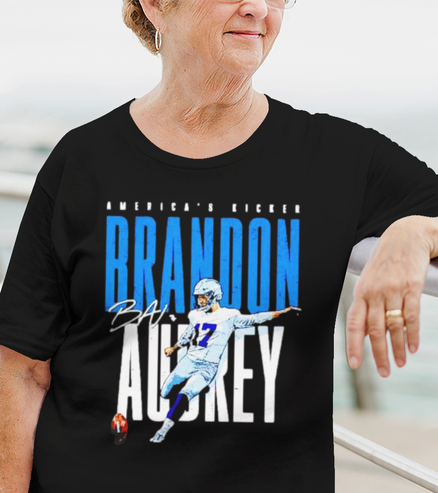 America's Kicker Brandon Aubrey Dallas Cowboys Signature T-Shirt