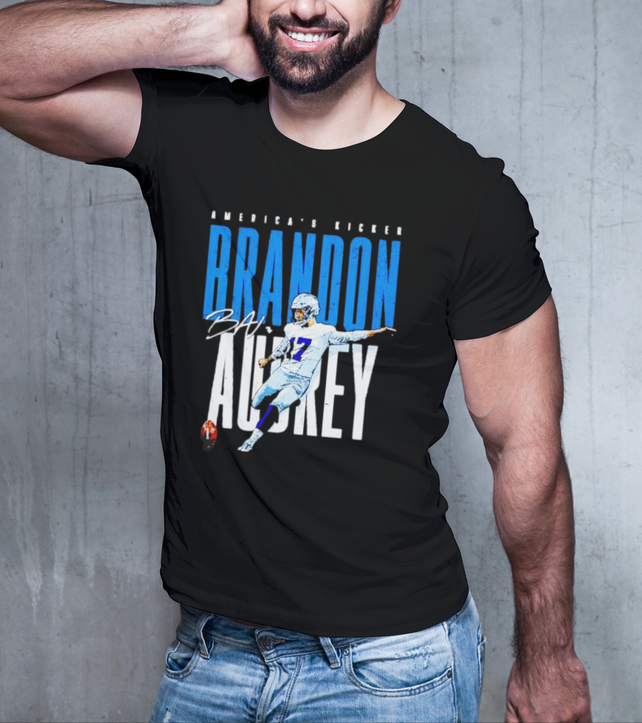 America's Kicker Brandon Aubrey Dallas Cowboys Signature T-Shirt