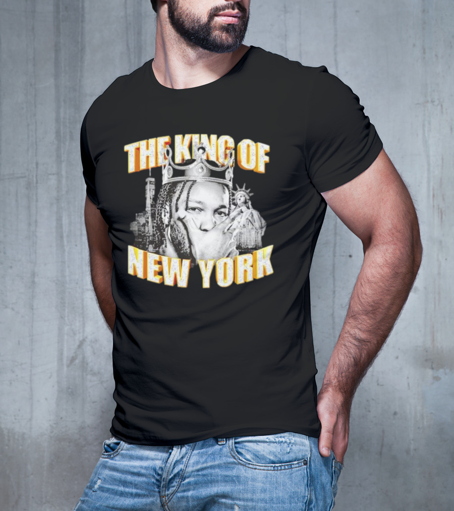 The King Of New York Knicks Basketball Jalen Brunson T-Shirt