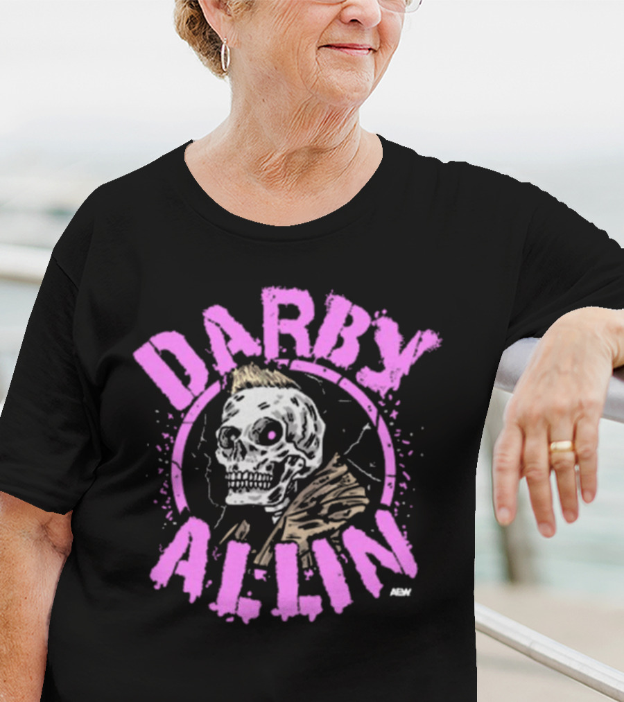Darby Allin Aew Skull Punk T-Shirt