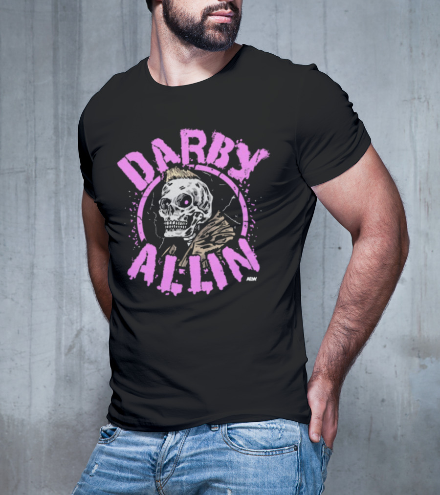 Darby Allin Aew Skull Punk T-Shirt