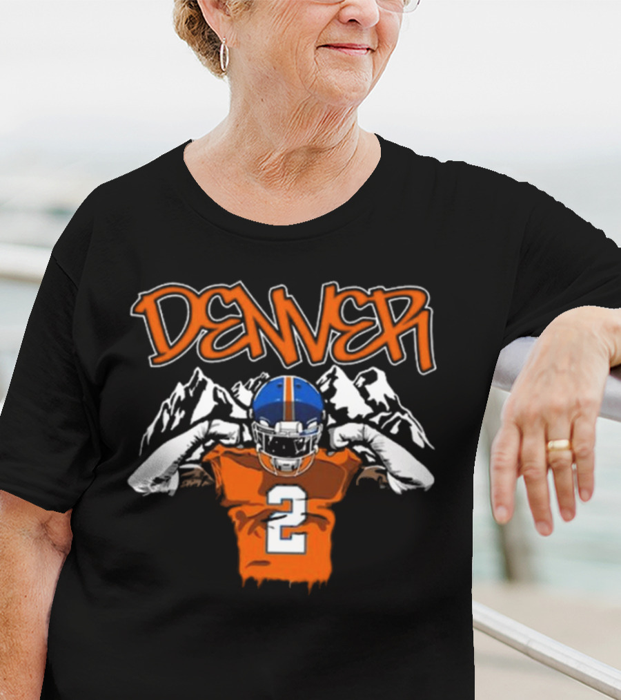 Denver Pat Surtain II Number 2 Football T-Shirt