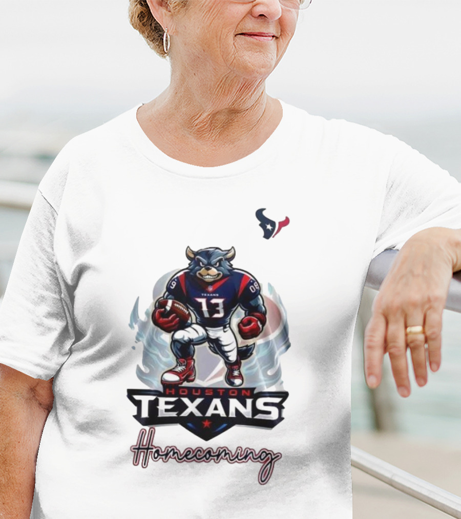 Houston Texans Mascot Homecoming Football Event T-Shirt