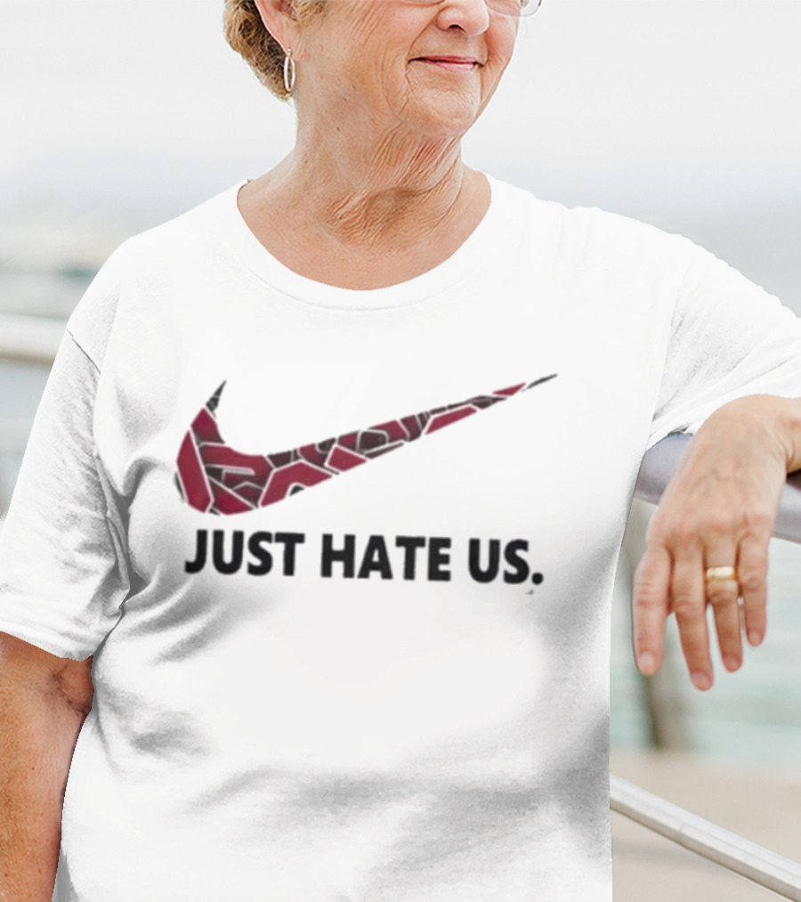 Oklahoma Sooners NCAA Just Hate Us Swoosh T-Shirt