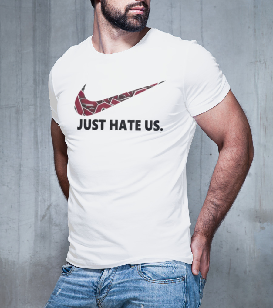 Oklahoma Sooners NCAA Just Hate Us Swoosh T-Shirt