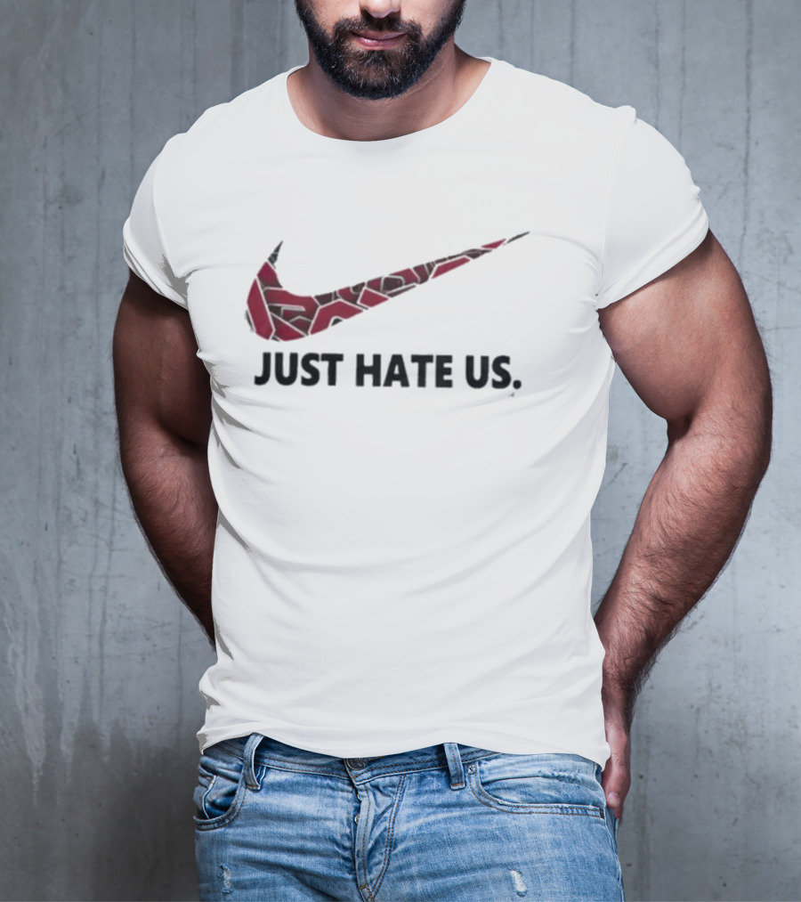 Oklahoma Sooners NCAA Just Hate Us Swoosh T-Shirt