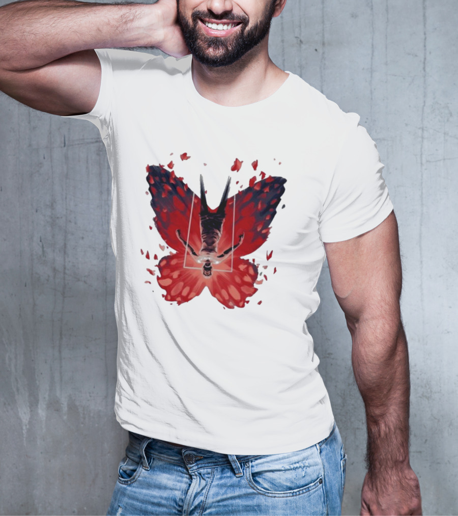 Silent Hill 2 Coicted Form Red Butterfly T-Shirt