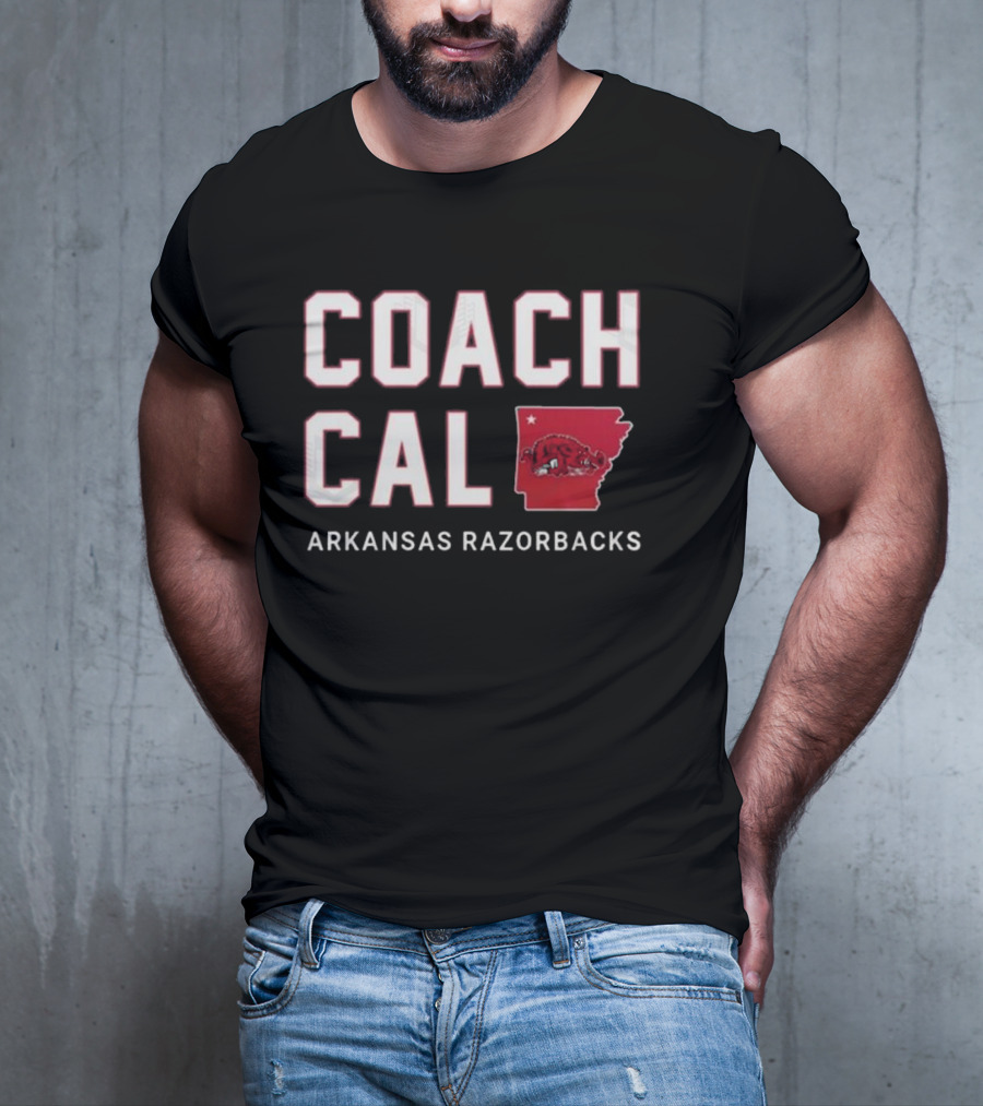 Coach Cal Arkansas Razorbacks Basketball T-Shirt