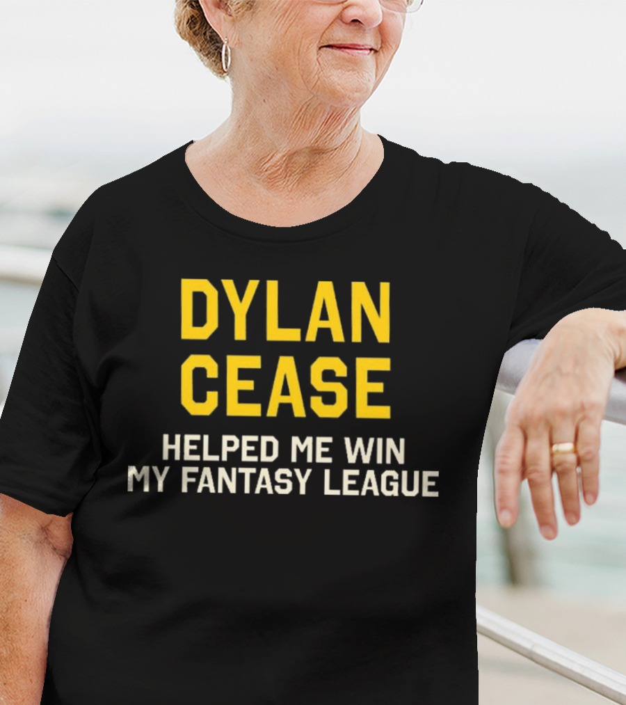 Dylan Cease Helped Me Win My Fantasy League T-Shirt