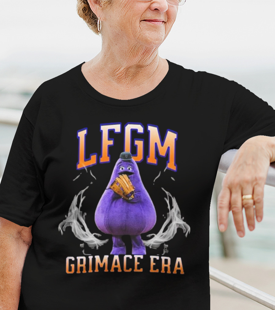 LFGM New York Baseball Grimace Era T-Shirt
