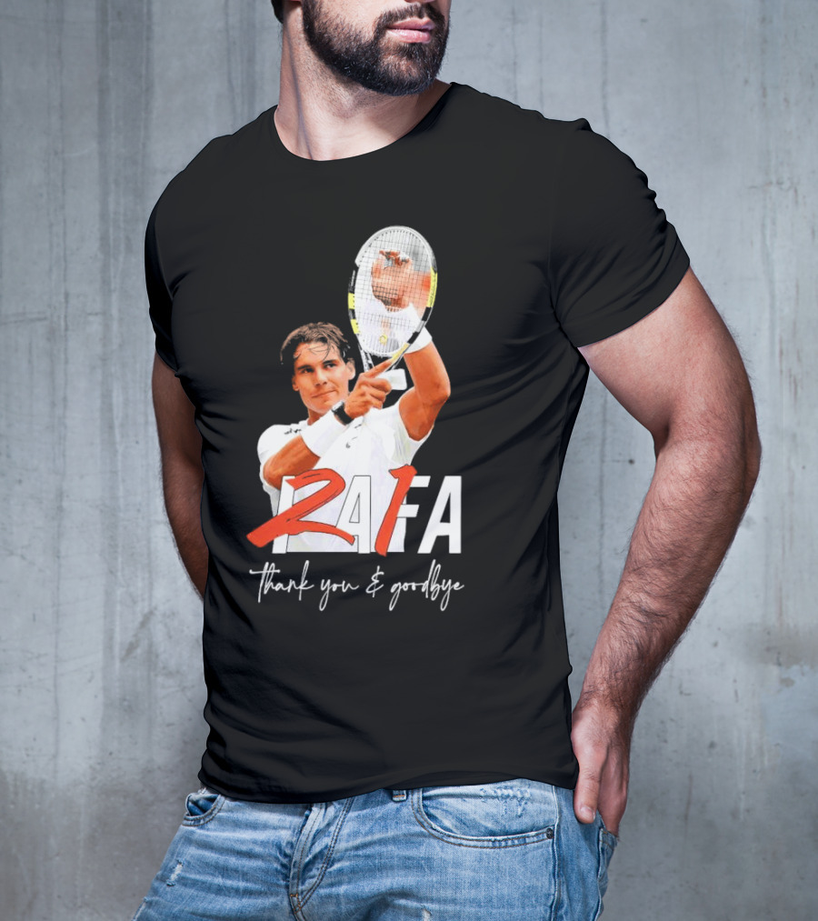 Rafa Nadal Thank You And Goodbye Tennis T-Shirt