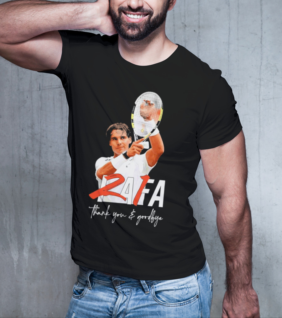Rafa Nadal Thank You And Goodbye Tennis T-Shirt