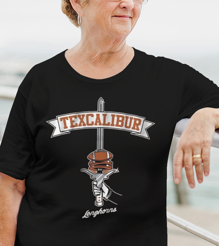 Texcalibur Longhorns Football Sword T-Shirt