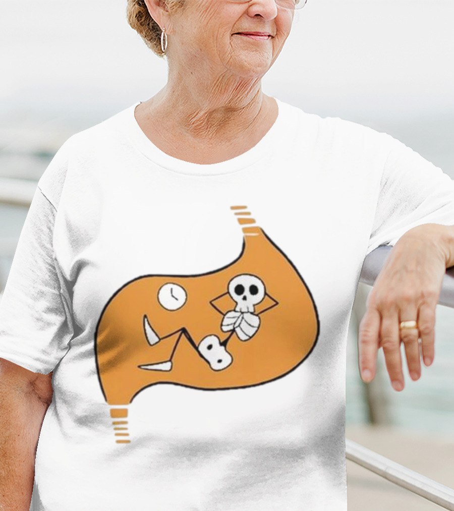 Delicious In Dungeon Meshi Laios Touden Skeleton Relaxing Inside Stomach T-Shirt